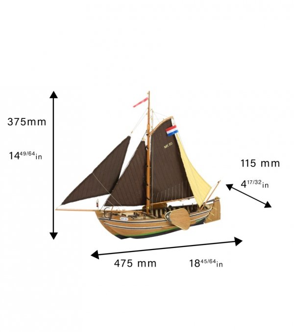ARTESANIA LATINA 22125 Zuiderzee Botter 2022 1/35