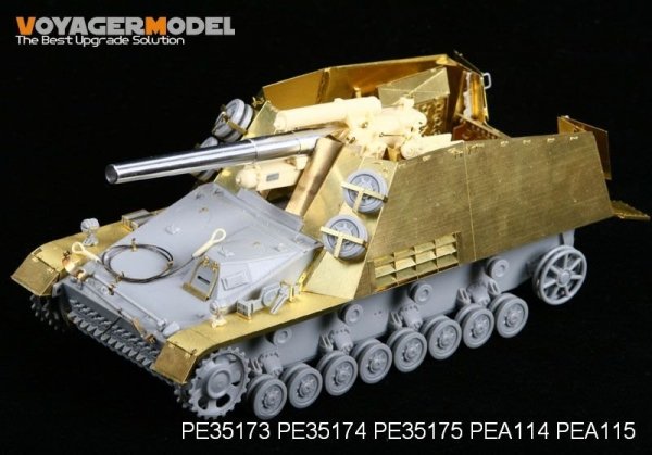 Voyager Model PE35175 WWII Hummel Early Version Amour Plate for DRAGON 6150/6204 1/35