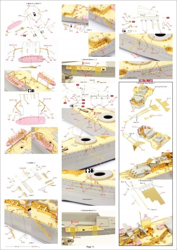 Pontos 35033F1 ADMIRAL GRAF SPEE 1939 Detail Up Set 1/350