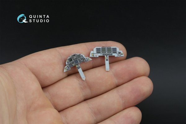Quinta Studio QD48596 F-15E 3D-Printed &amp; coloured Interior on decal paper (Hasegawa) 1/48