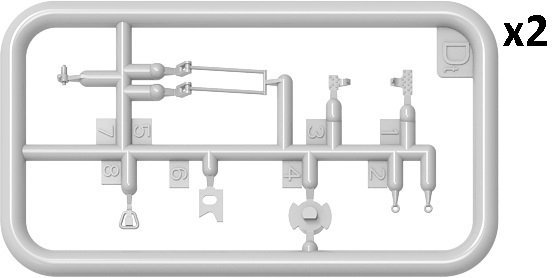 MiniArt 37073 TRANSMISSION SET FOR T-55/T-55A  1/35