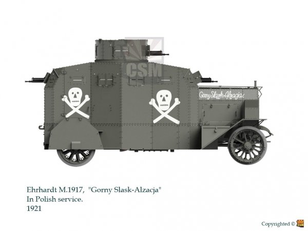 Copper State Models 35010 Ehrhardt E-V/4 M.1917 ( ZAWIERA POLSKIE KALKI ) 1/35
