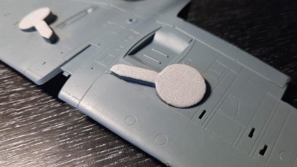 Omask 74804 Spitfire Mk I / Mk II wheel bay plugs (for Eduard) 1/48