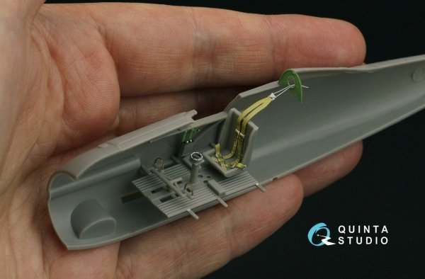 Quinta Studio QD48297 Gloster Gladiator MKI 3D-Printed &amp; coloured Interior on decal paper (Roden) 1/48