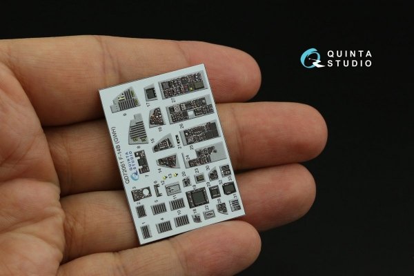 Quinta Studio QD72061 F-14B 3D-Printed &amp; coloured Interior on decal paper (GWH) 1/72