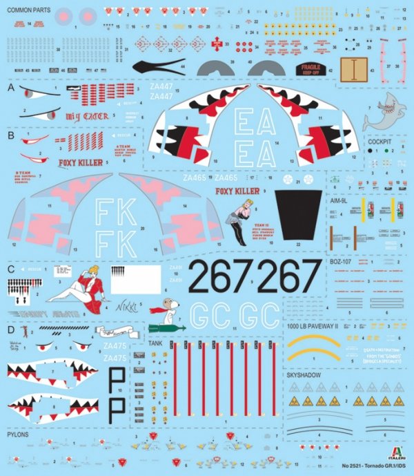 Italeri 2521 Tornado GR.1 Desert Storm 1/32