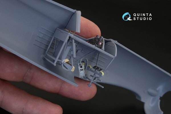 Quinta Studio QD32056 IAR - 81C 3D-Printed &amp; coloured Interior on decal paper (for Special Hobby kit) 1/32