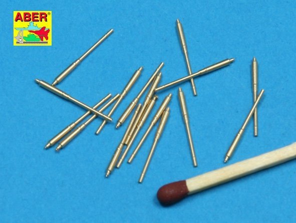 Aber 350L-14 Set of 16 pcs 105 mm SFLAK barrels SKC/33nt used in C/37 mount for German war ships (1:350)