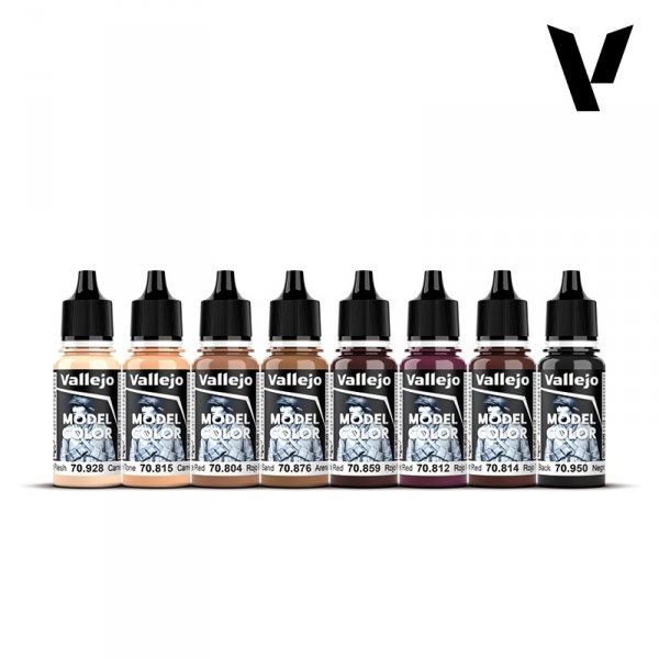 Vallejo 70119 Face Painting Set 8x17ml