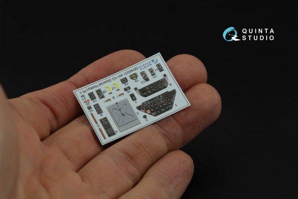 Quinta Studio QD48331 AH-1G 3D-Printed &amp; coloured Interior on decal paper (Special Hobby) 1/48