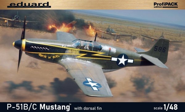 Eduard 82108 P-51B/ C Mustang w/ dorsal fin 1/48