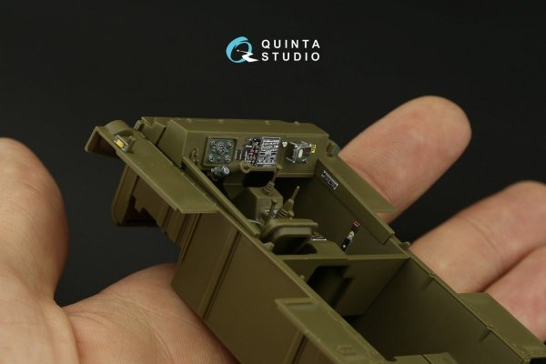 Quinta Studio QD35051 Gama Goat family 3D-Printed &amp; coloured Interior on decal paper (Tamiya) 1/35