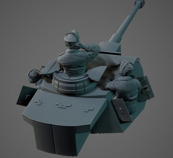 Panzer Art FI35-099 German Panzerjacke turret crew (PzIII &amp; PzIV tanks) 1/35