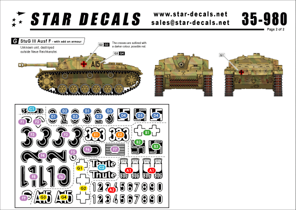 Star Decals 35-980 Berlin 2. Tanks and Trams inside the capital 1/35