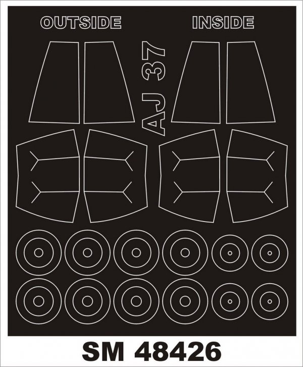 Montex SM48426 AJ-37 VIGGEN SPECIAL HOBBY