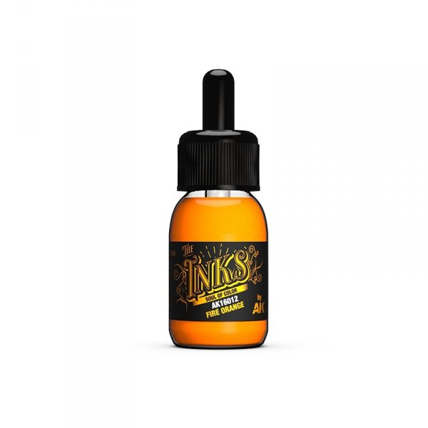 AK Interactive AK16012 FIRE ORANGE – INK 30ml
