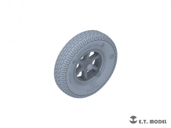 E.T. Model P35-133 WWII German Sd.Kfz.7(8t) Sagged Front Wheels &amp; Spare Wheel Type.2 for Dragon / Trumpeter kit 1/35