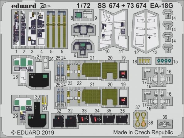 Eduard SS674 EA-18G HASEGAWA 1/72