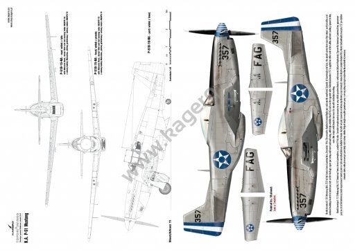 Kagero 7028 North American P-51 Mustang B/C/D/K models EN/PL