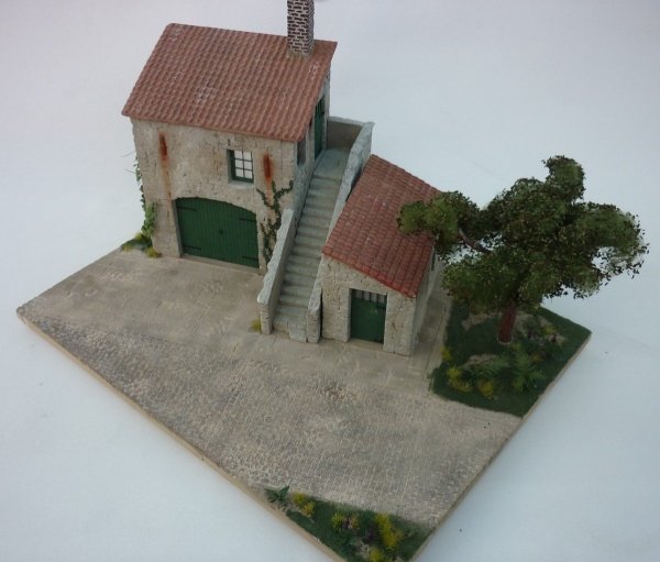 RT-Diorama 35185 Diorama-Base: &quot;Italian Farm&quot; 1/35