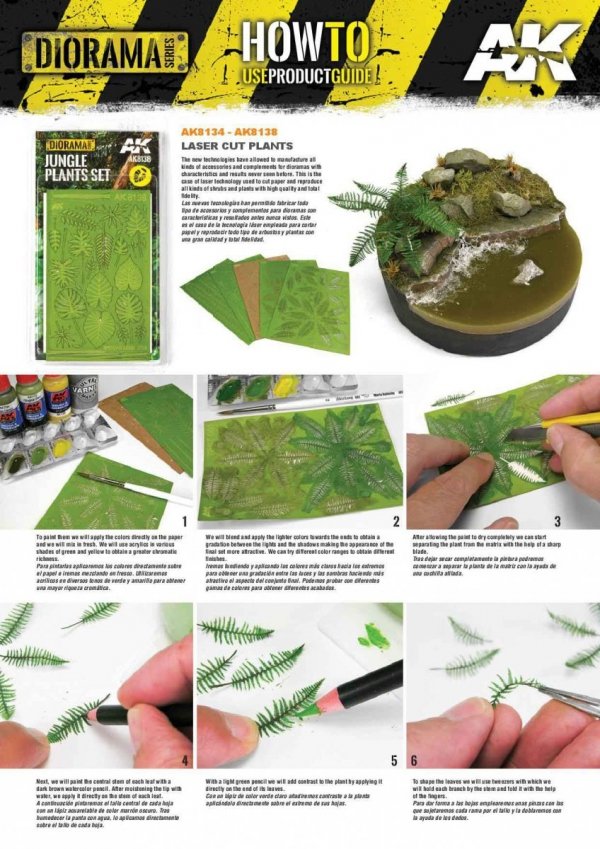 AK Interactive AK8134 FERN 1/32 AND 1/35