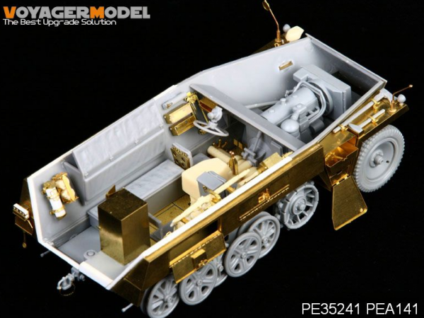 Voyager Model PEA141 WWII German Sd.Kfz.250 NEU Stowage Bins &amp; Fenders (For DRAGON Kit) 1/35