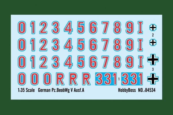 Hobby Boss 84534 German Pz.BeobWg V Ausf.A 1/35