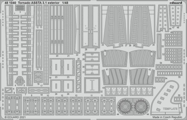 Eduard 481040 Tornado ASSTA 3.1 exterior REVELL 1/48