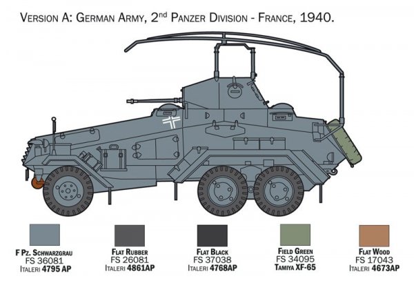 Italeri 6433 Sd.Kfz.232 6-Rad 1/35