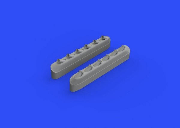 Eduard 648486 P-51D exhaust stacks w/ fairing EDUARD 1/48