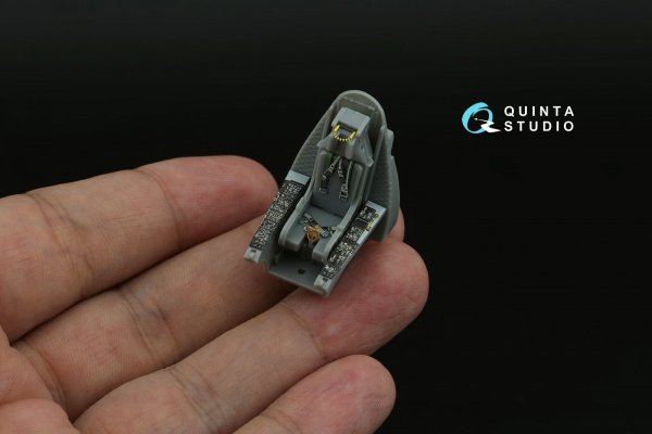 Quinta Studio QD48620 A-4F Skyhawk 3D-Printed &amp; coloured Interior on decal paper ( Hobby Boss ) 1/48