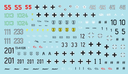 Star Decals 72-A1026 German tanks in Italy # 6. Sturmgeschutz. 1/72