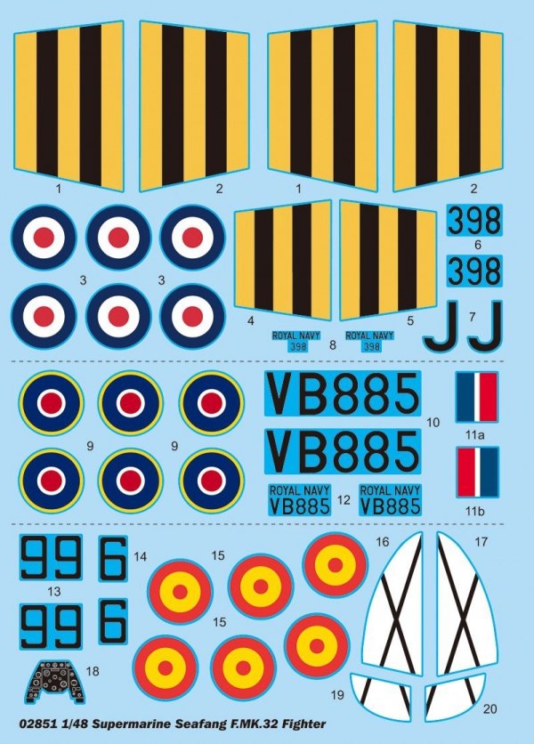 Trumpeter 02851 Supermarine Seafang F.MK.32 (1:48)