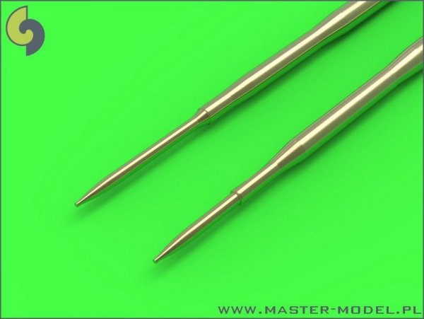 Master AM-72-072 MiG-17PF (Fresco D) - 23mm gun barrels set &amp; Pitot Tubes