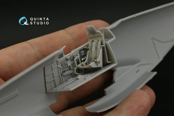 Quinta Studio QD48364 F-82G Twin Mustang 3D-Printed &amp; coloured Interior on decal paper (Modelsvit) 1/48