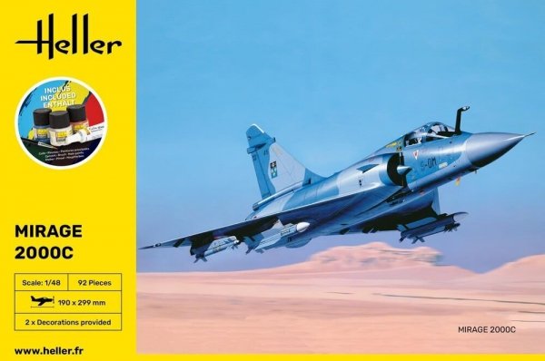 Heller 56426 Starter Kit - Mirage 2000C 1/48
