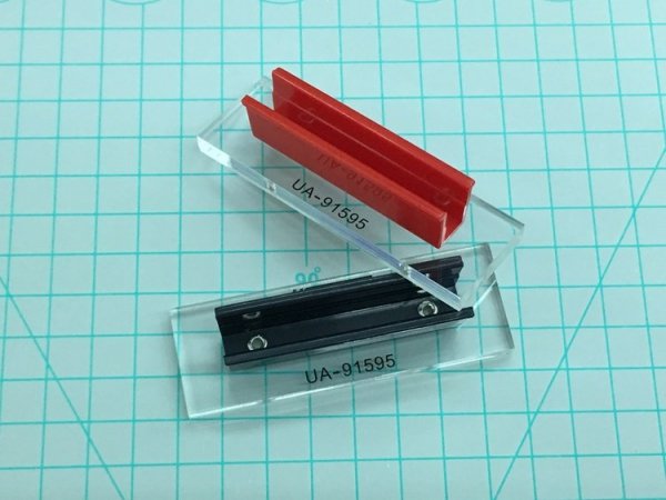 U-Star UA-91595B Transparent Grinding plate black
