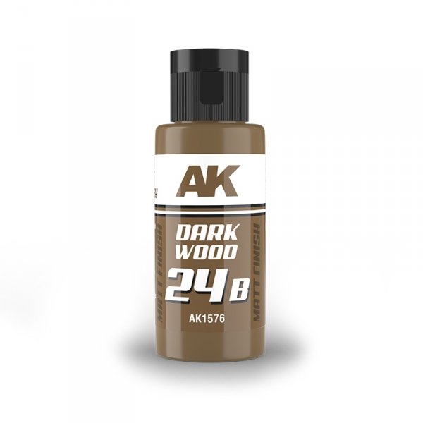 AK Interactive AK1576 DUAL EXO SCENERY 24B – DARK WOOD 60ML
