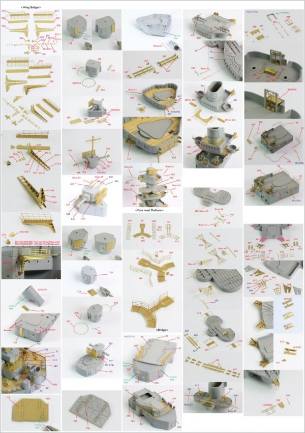 Pontos 22001F2 BISMARCK 1941 Detail Up Set Basic Ver.2 (1:200)