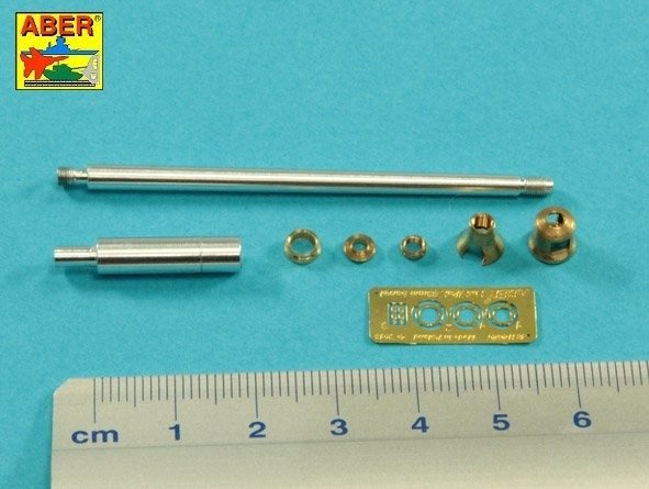 Aber 48L-13 KwK 43/3 L/71 8.8cm barrel (two-piece) for King Tiger tank with Porsche turret 1/48