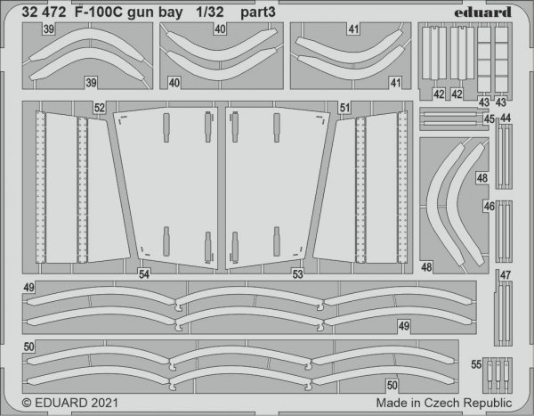 Eduard BIG33137 F-100C PART II TRUMPETER 1/32