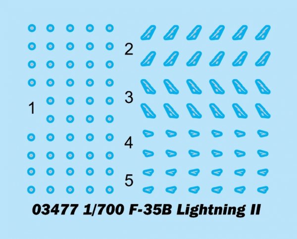 Trumpeter 03477 F-35B Lightning II 1/700