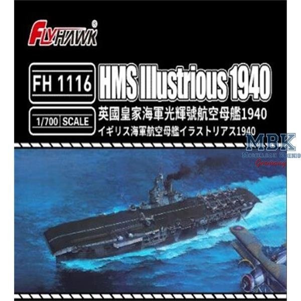 FlyHawk Model FH1116 HMS Illustrious 1940 1/700