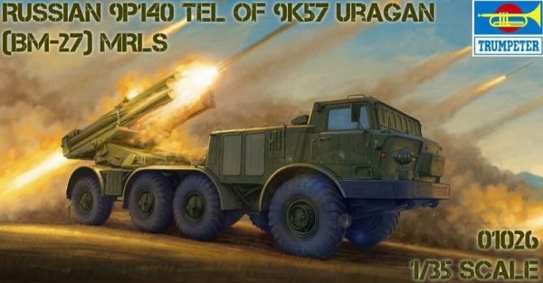 Voyager Model PE35900 Modern Russian 9P140 TEL of 9K57 Uragan(BM-27) MLRS Basic For TRUMPETER 1/35