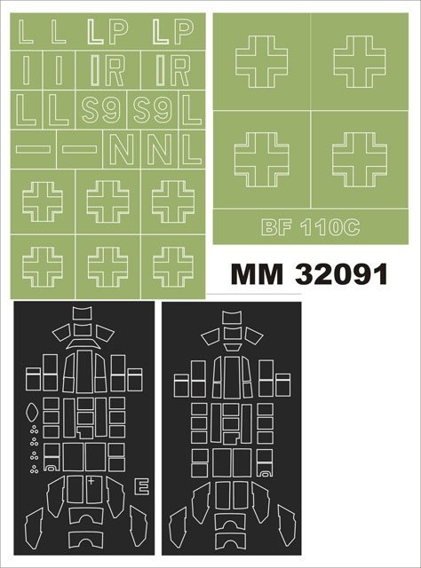 Montex MM32091 Bf 110C DRAGON