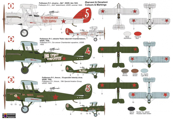 Kovozavody Prostejov KPM0313 Polikarpov R-1 1/72