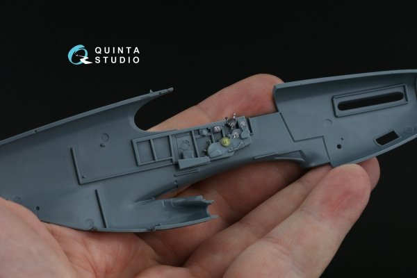 Quinta Studio QD48500 P-51B late/P-51C Late 3D-Printed coloured Interior on decal paper (Eduard) 1/48