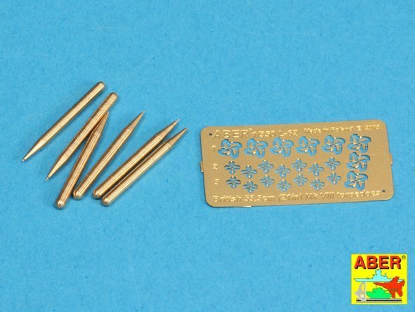 Aber 350L-62 Set of 6 British torpedoes 53,3cm MK.VIII (1:350)