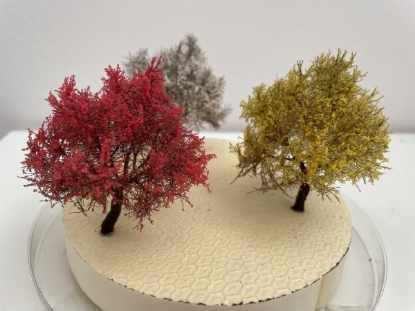 FREON DW2 Kwitnące drzewa - zestaw 3 sztuki / Flowering trees - set of 3 pieces