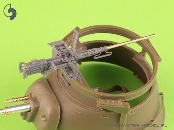 Master GM-35-073 Browning M2HB .50 cal (12,7mm) - do montażu na pierścieniu M49 (karetka D40721 / kołyska D40733 / skrzynka D40731 lub D90078) 1/35